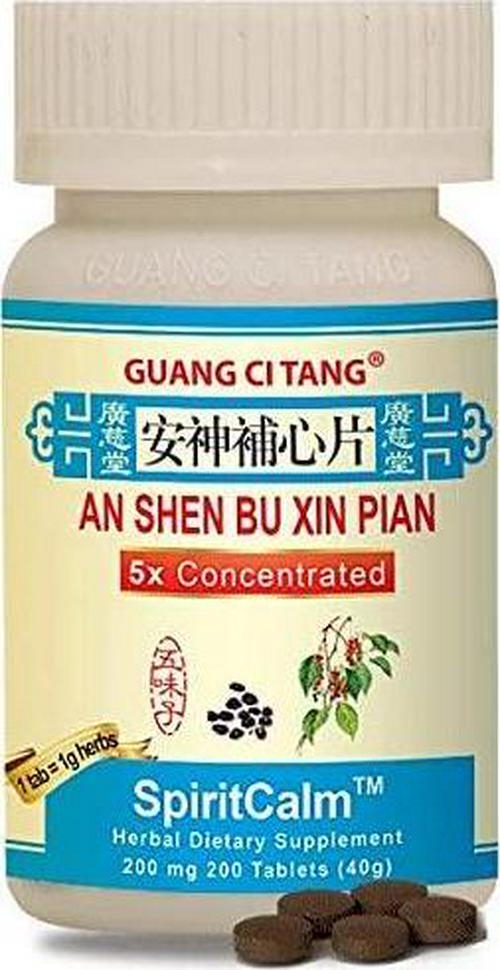 Guang Ci Tang an Shen Bu Xin Pian Spirit Calm Herbal Supplement Tablets