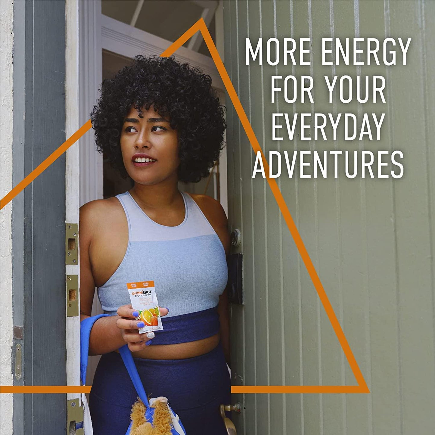 GummiShot Energy Gummies, 225 mg of Plant-Based Caffeine Chews per Pouch, Long Lasting Energy Boosters, Variety (9-Pack)