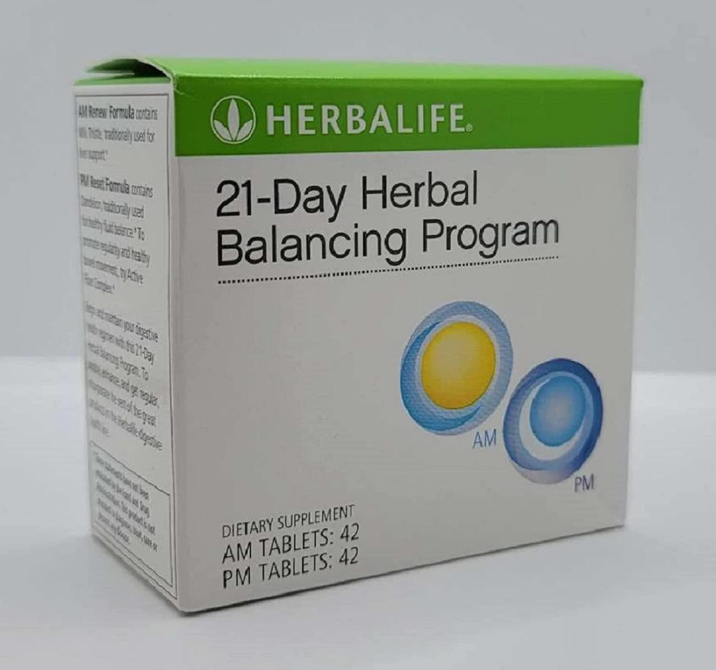 HERBALIFE 21-Day Herbal Balancing Program: 42 Tablets for AM/42 Tablets for PM for Skin Health, Digestive Health, Provides Antioxidants, Rich Source of Vitamins and Minerals