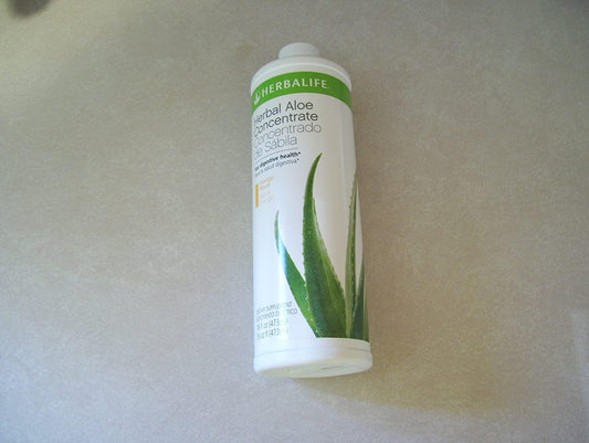 HERBALIFE ALOE CONCENTRATE MANGO FLAVOR - PINT SIZE 16 OZ