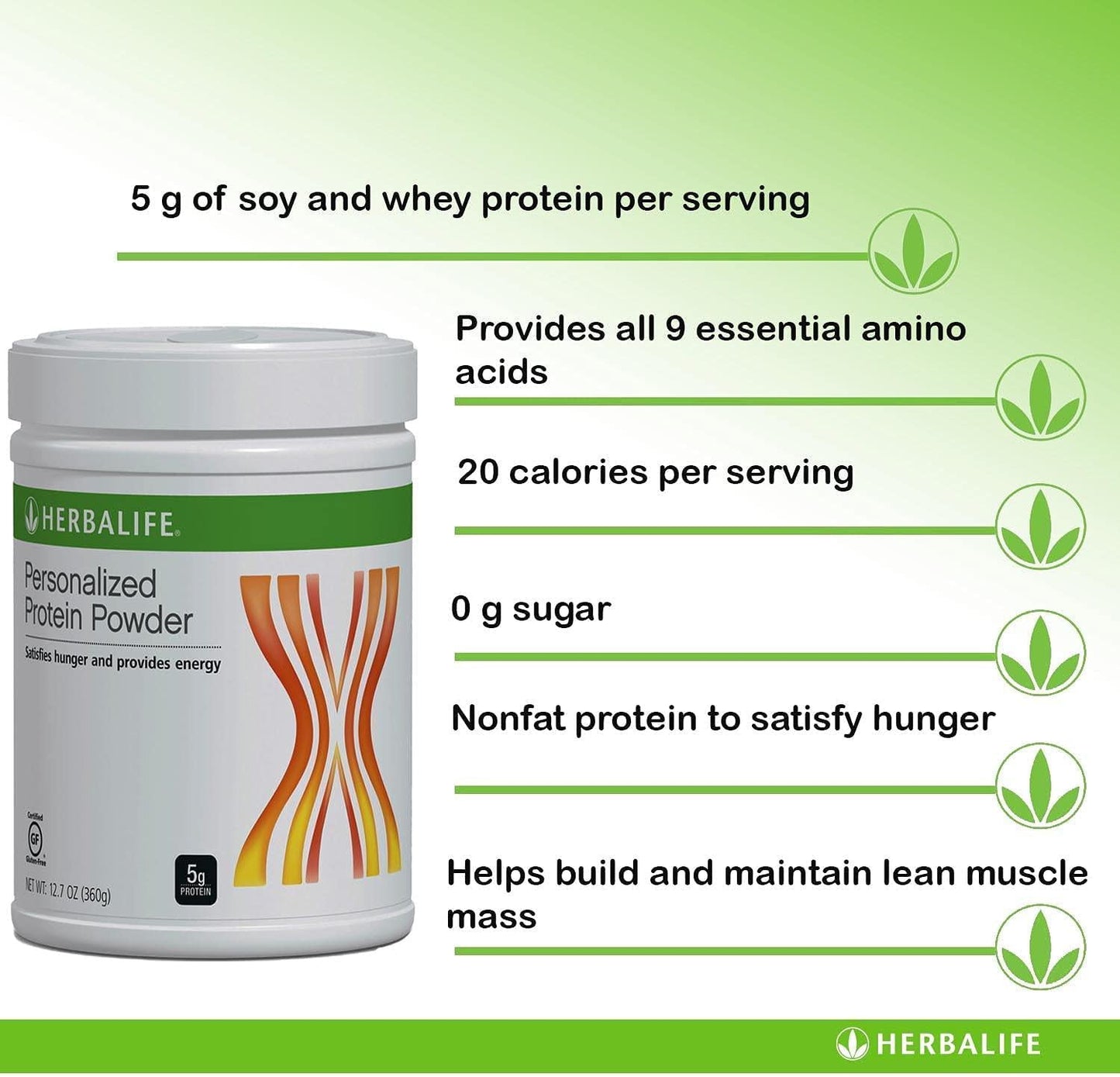 HERBALIFE (DUO) FORMULA 1 Healthy Meal Nutritional Shake Mix (Mint Chocolate) with PERSONALIZED PROTEIN POWDER
