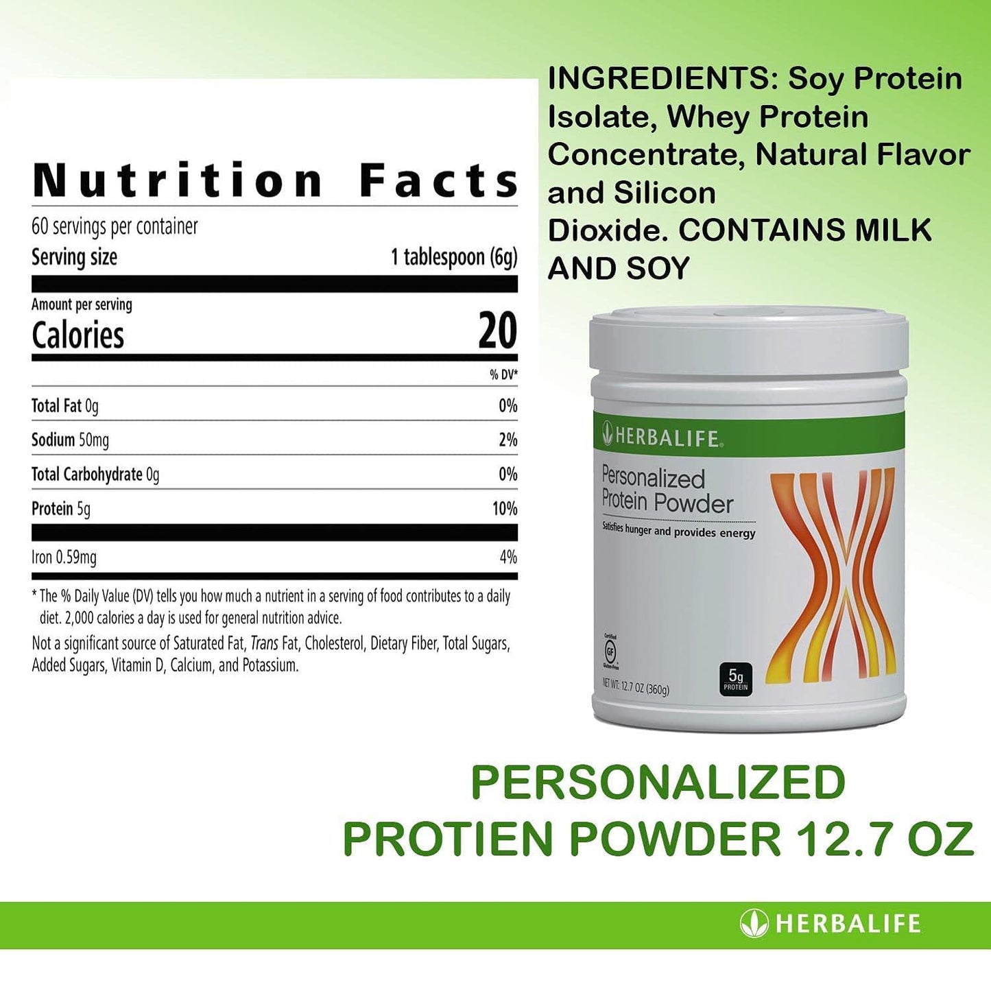 HERBALIFE (Duo) Formula 1 Healthy Meal Nutritional Shake Mix ( Strawberry Cheesecake) with Personalized Protein Powder