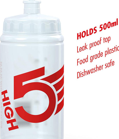 HIGH5 Drinks Professional Sports Water Bottle BPA Leak Proof Dishwasher Safe (500ml)