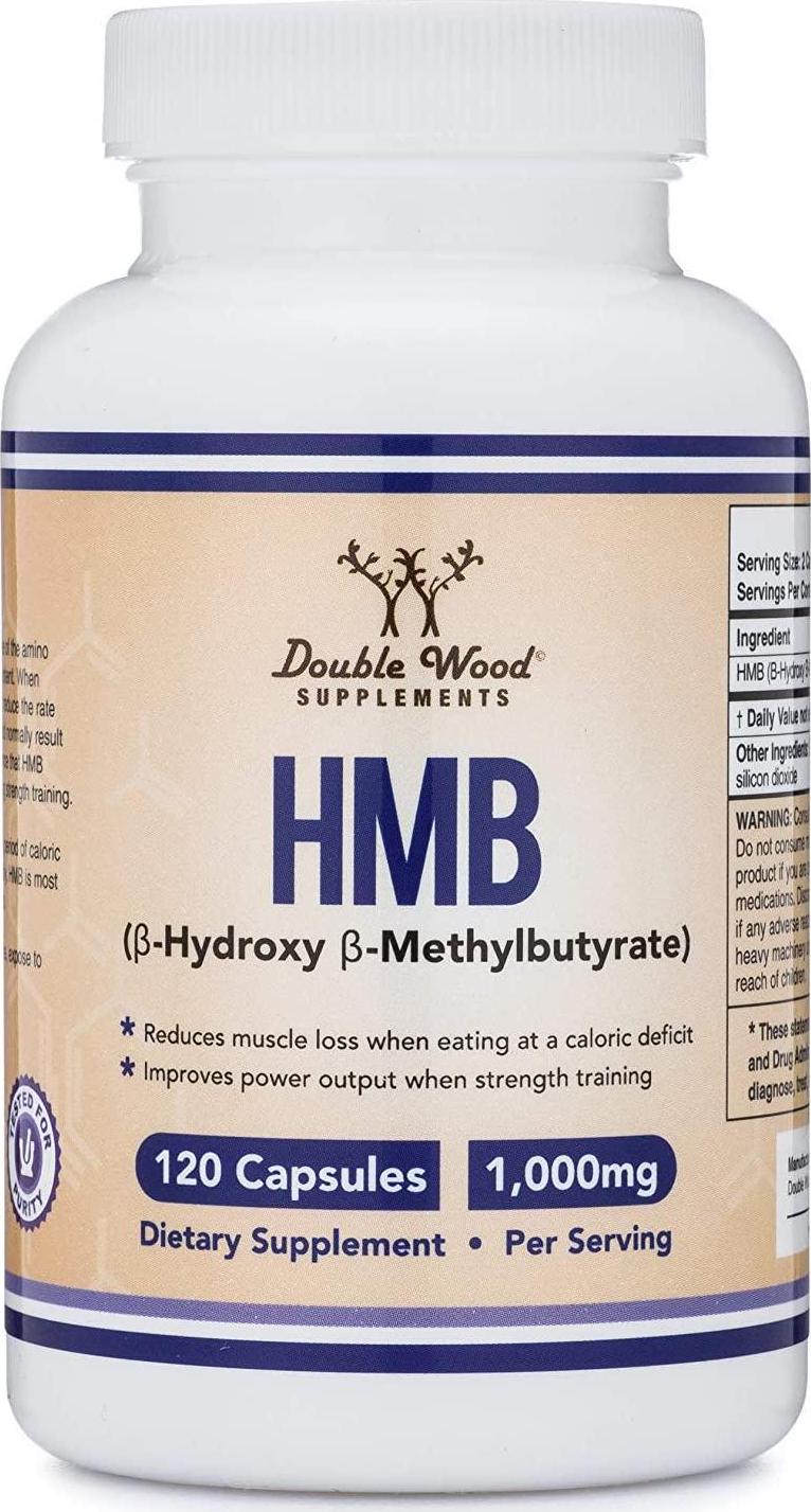HMB Supplement, Third Party Tested, for Muscle Recovery, Growth, and Retention (Protein Synthesis) - Made in USA, 120 Capsules, 1000mg Per Serving