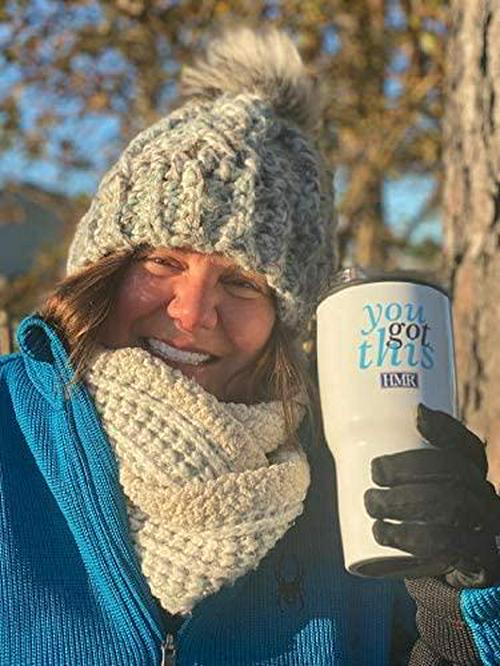 HMR 120 Shake and Tumbler Starter Set (Chocolate) - Chocolate Shake Meal Replacement Powder, 12g Protein, 120 Cal., Canister of 12 Servings paired with an HMR Extra Large 28 Oz. Stainless Tumbler