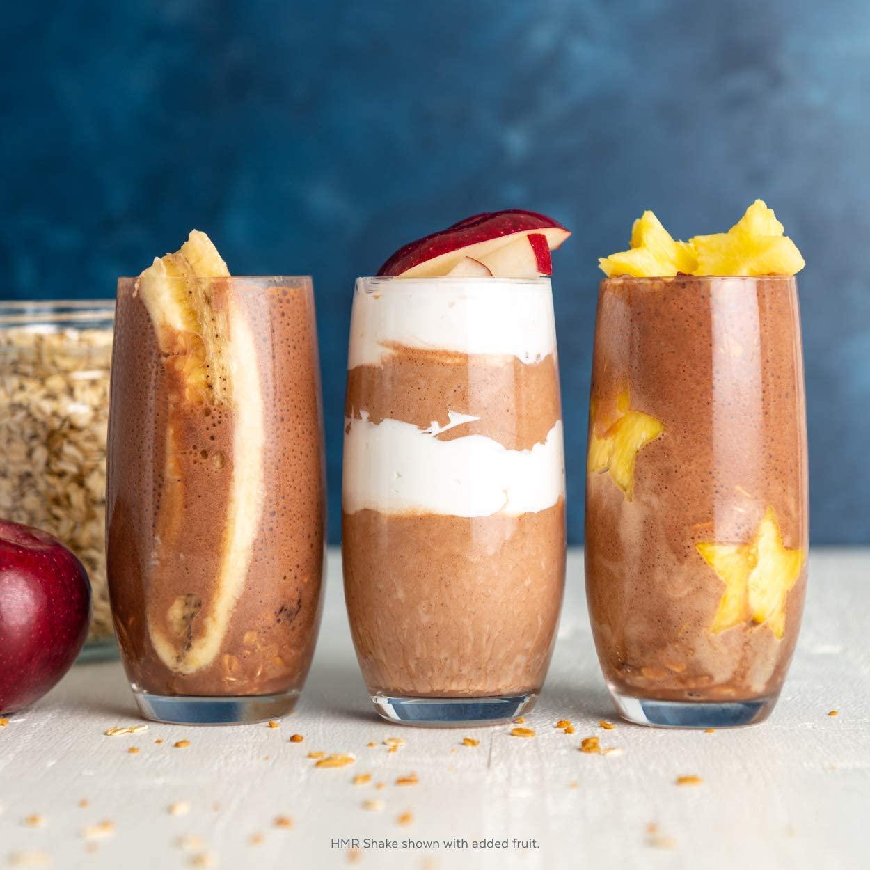 HMR 120 Shake and Tumbler Starter Set (Chocolate) - Chocolate Shake Meal Replacement Powder, 12g Protein, 120 Cal., Canister of 12 Servings paired with an HMR Extra Large 28 Oz. Stainless Tumbler