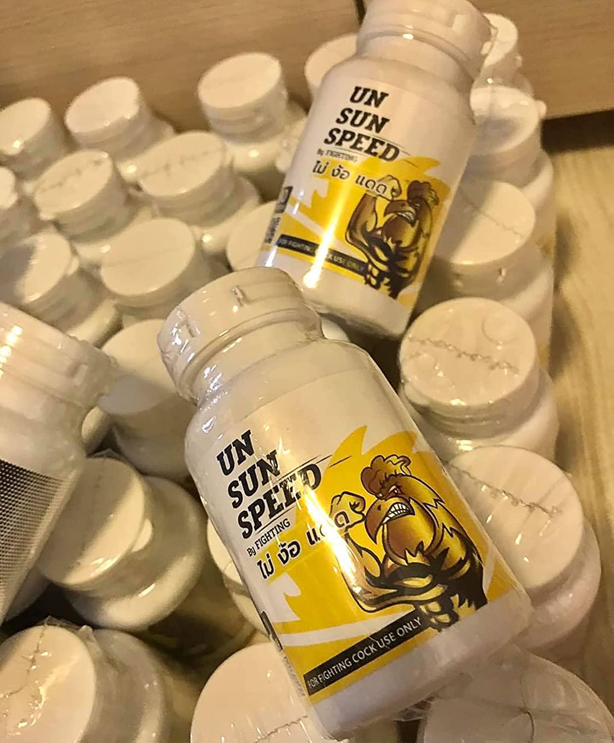 HULX 80 Capsule, Rooster Booster UN Sun Speed Vitamins Health Chicken Supplement Super Increasing Energy, Stronger and More Power Healthy Formula Feed for Bird Poultry, Cock Fighting Gamecocks Hen Food