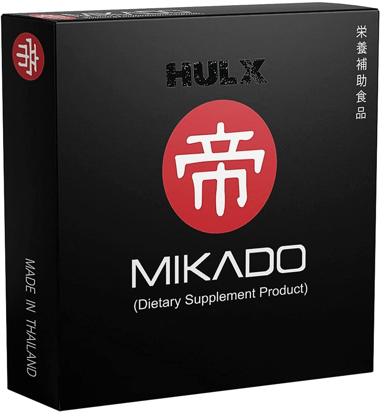 HULX Mikado 6 Caps Men Energy and Power Booster Vitamins Health Supplement Capsules Men's Healthy Formula, Heart, Increasing Stronger and More Lasting Time, Natural Food Organic Herbal Extracts for Male