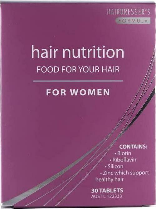 Hairdressers Formula Hair Nutrition Tablets for Women 1 Pack of tablets, White, 30 count