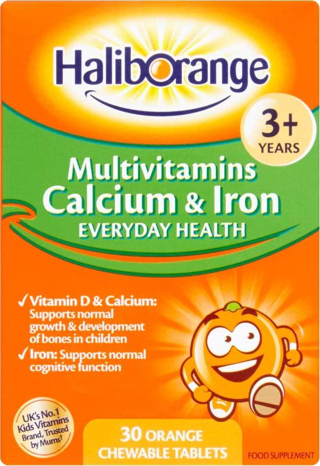 Haliborange Kids Multivitamin Calcium and Iron tablets 30