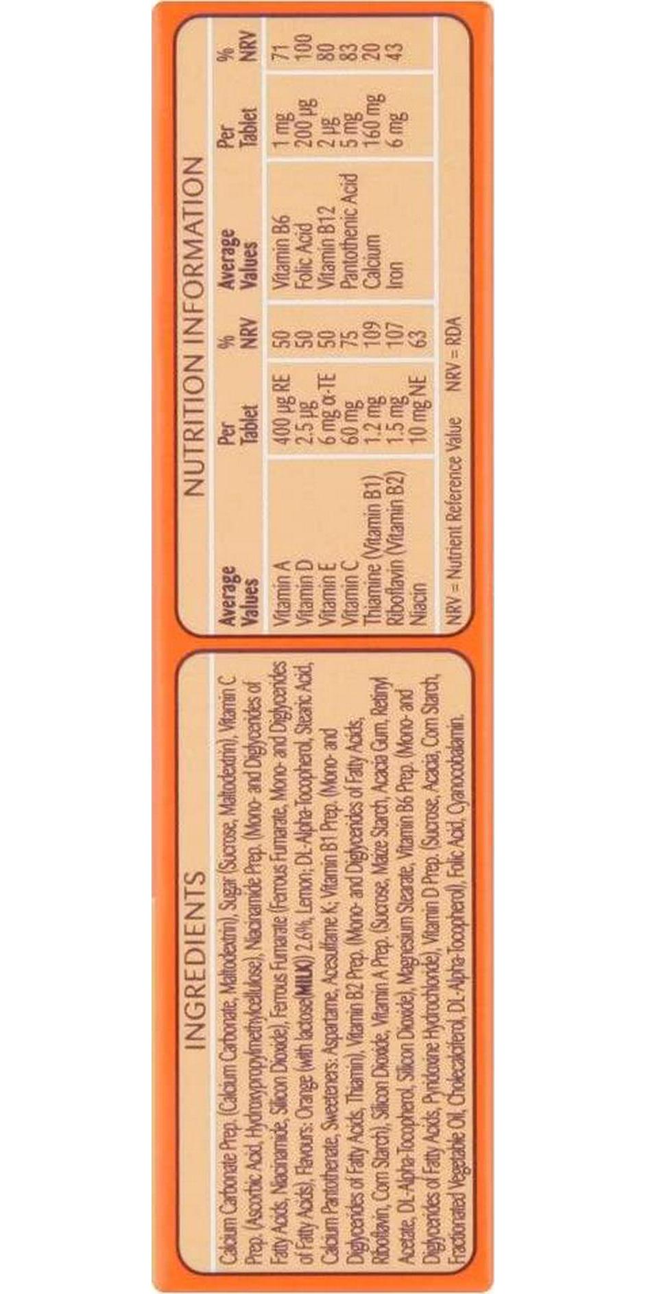 Haliborange Kids Multivitamin Calcium and Iron tablets 30