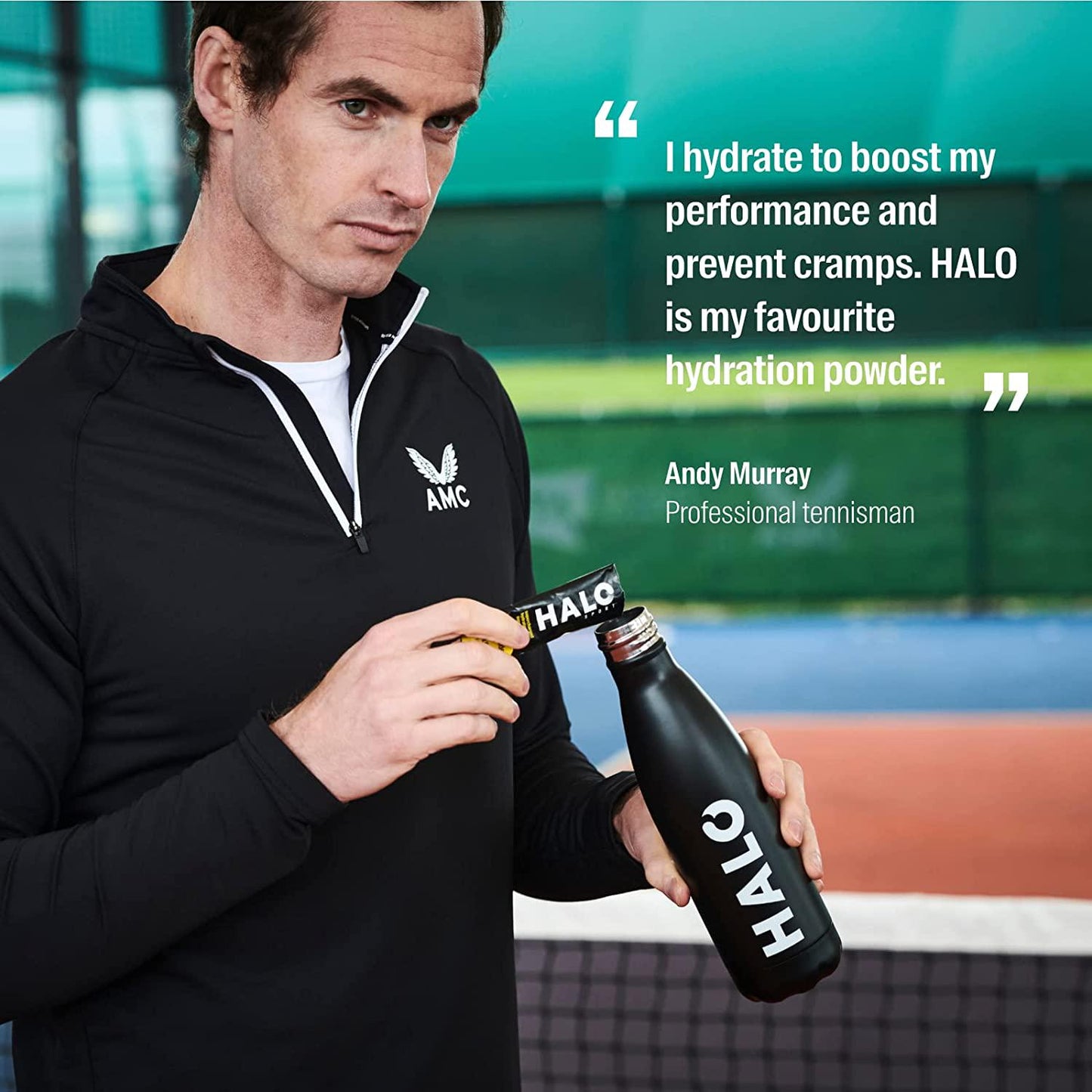 Halo: Hydration Electrolyte Powder Packets Pink Lemonade - 12 Servings (5g Each) - Organic Hydration Drink with Low Sugar + Essential Vitamins + Minerals - Vegan - Immunity Booster