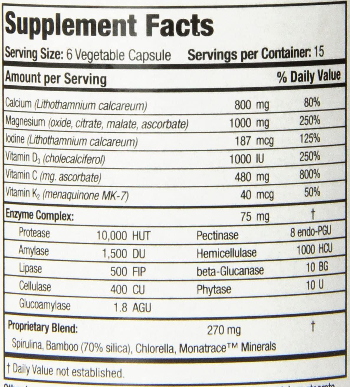 Harmonic Innerprizes Calcium from the Sea 90 Veggie Caps