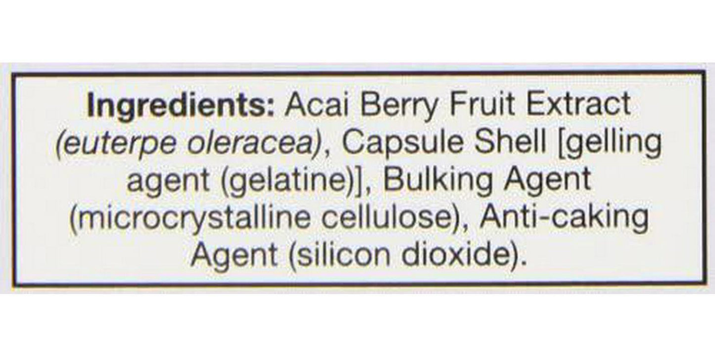 HealthAid AcaiAce Acai Berry 1500 mg - 30 Capsules