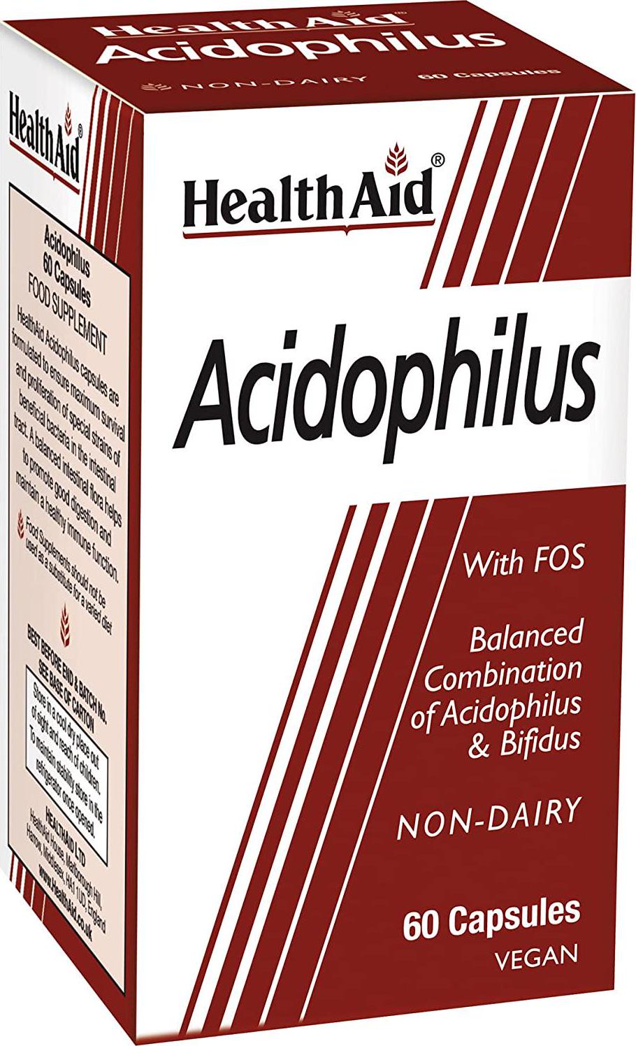 HealthAid Acidophilus - 60 Vegicaps