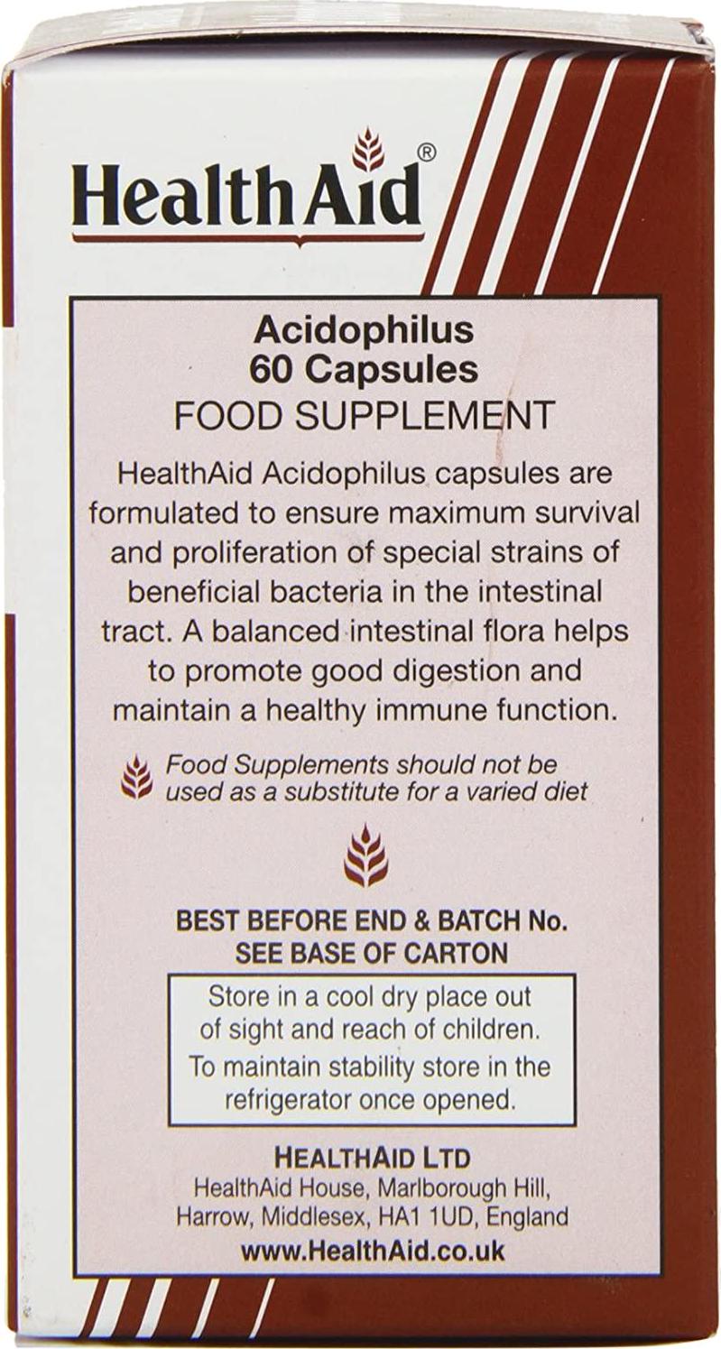 HealthAid Acidophilus - 60 Vegicaps