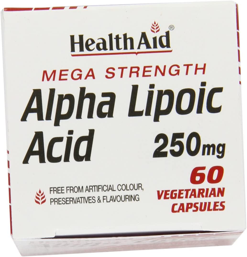 HealthAid Alpha Lipoic Acid 250mg - 60 Vegicaps