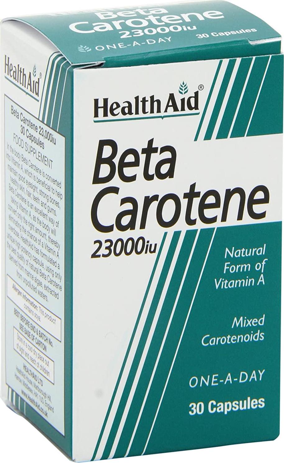 HealthAid Beta-Carotene - 30 Capsules