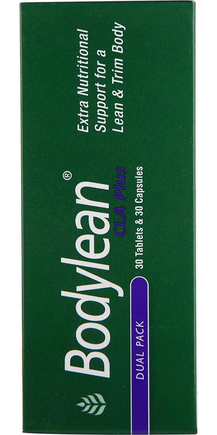 HealthAid Bodylean CLA Plus - (Conjugated Linoleic Acid, Co Q10, Green Tea) - 30 Capsules and 30 Tablets