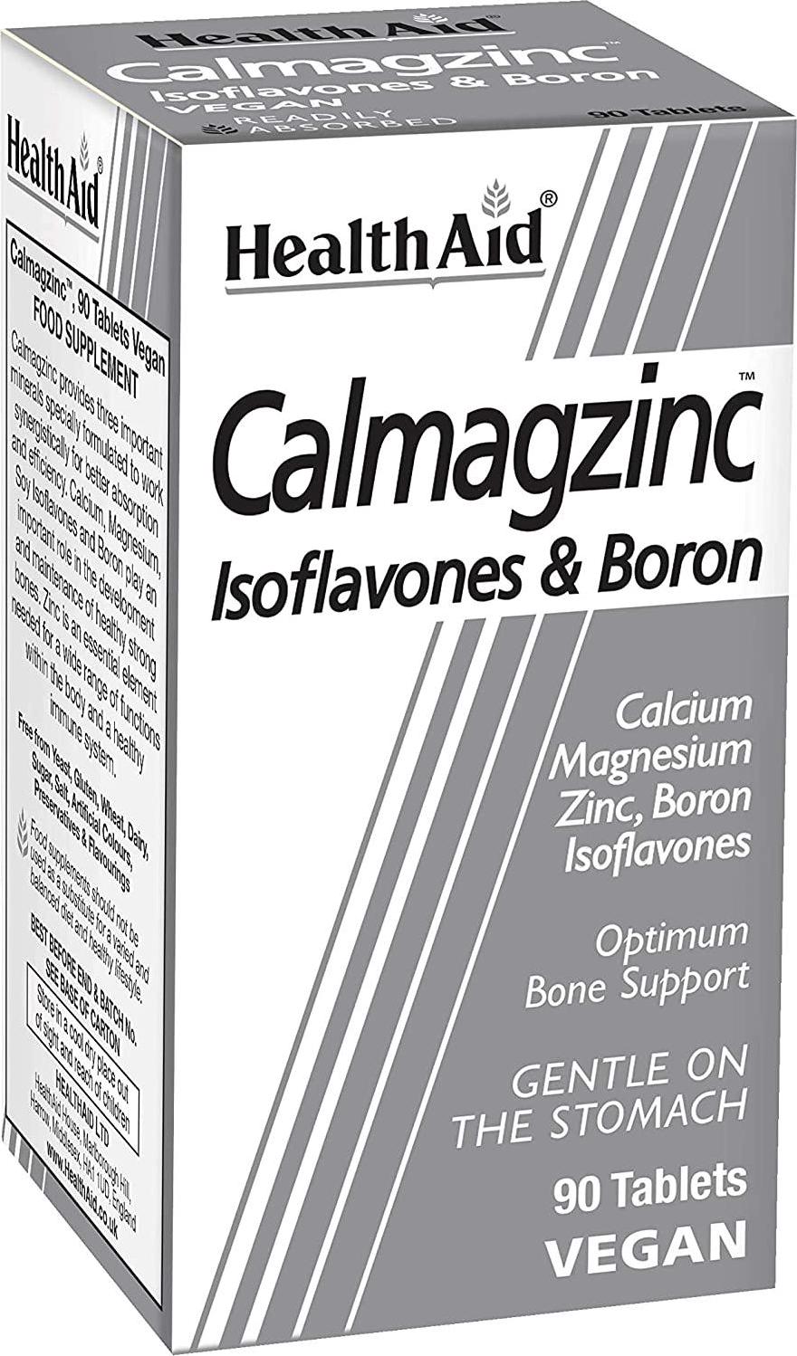 HealthAid Calmagzinc - 90 Vegan Tablets