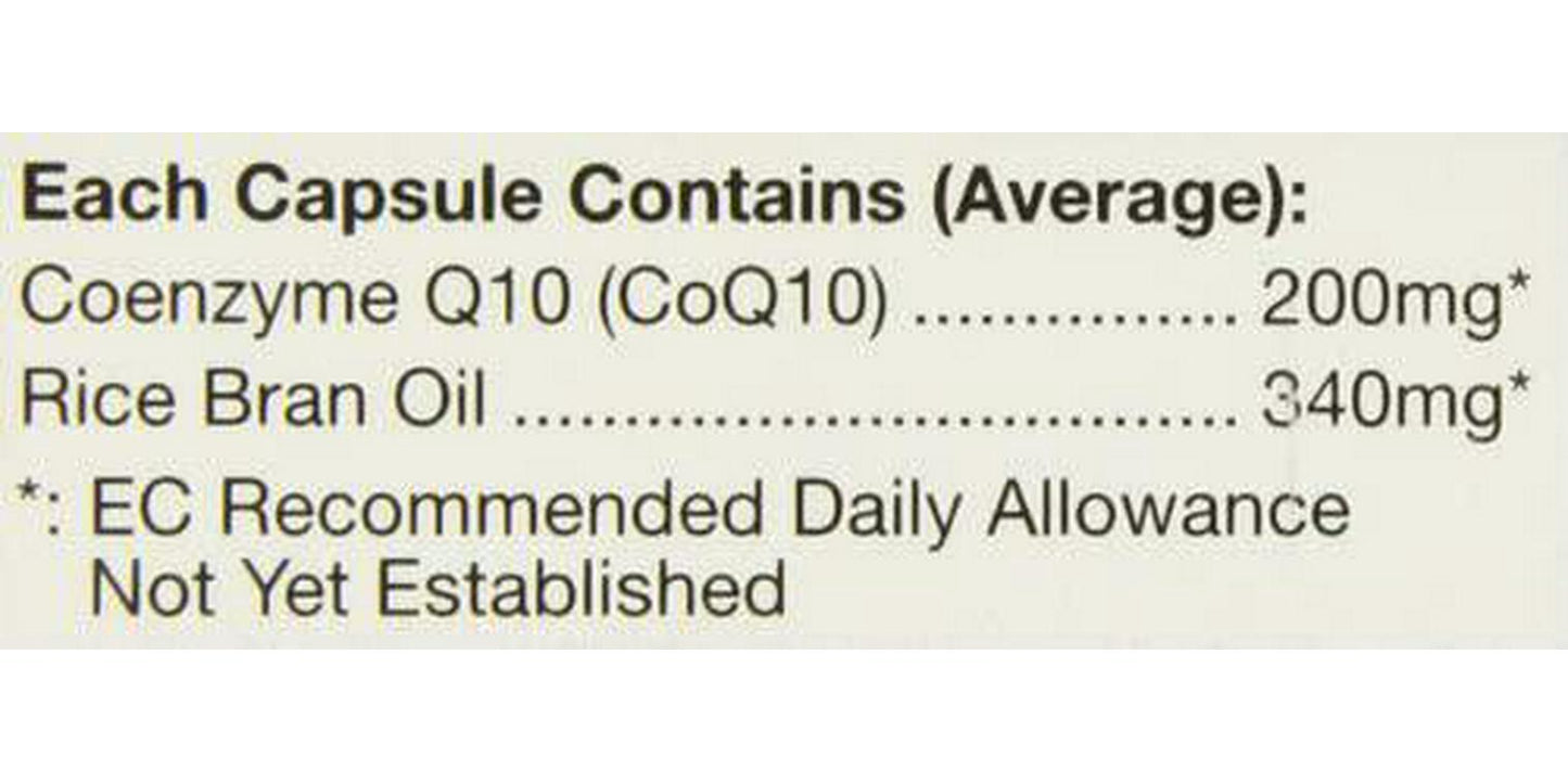 HealthAid CoQ-10 200mg - Coenzyme Q10 - 30 Capsules