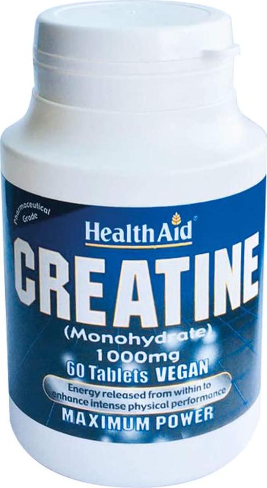 HealthAid Creatine Monohydrate 1000mg - 60 Tablets