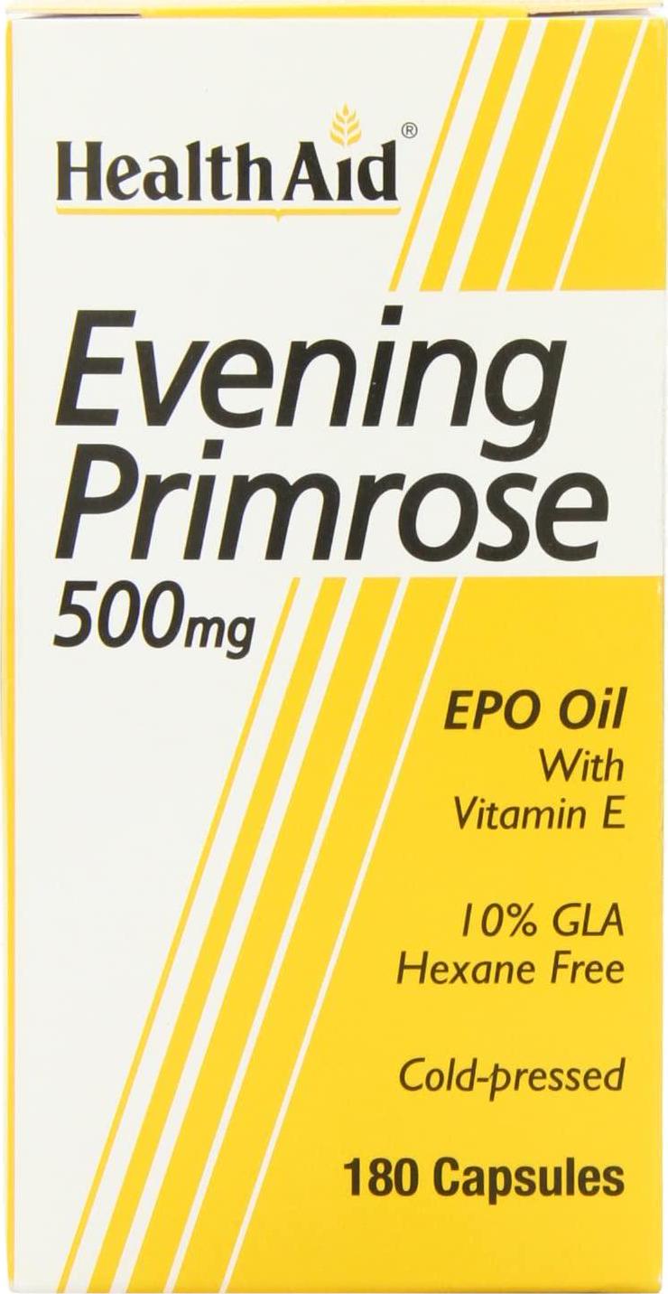 HealthAid Evening Primrose Oil 500 mg - 180 Capsules