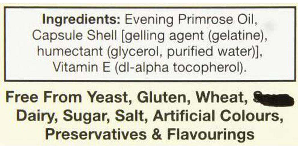 HealthAid Evening Primrose Oil 1000 mg - 30 Capsules