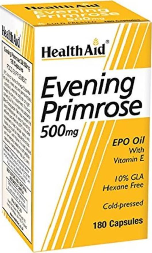 HealthAid Evening Primrose Oil 500 mg - 180 Capsules