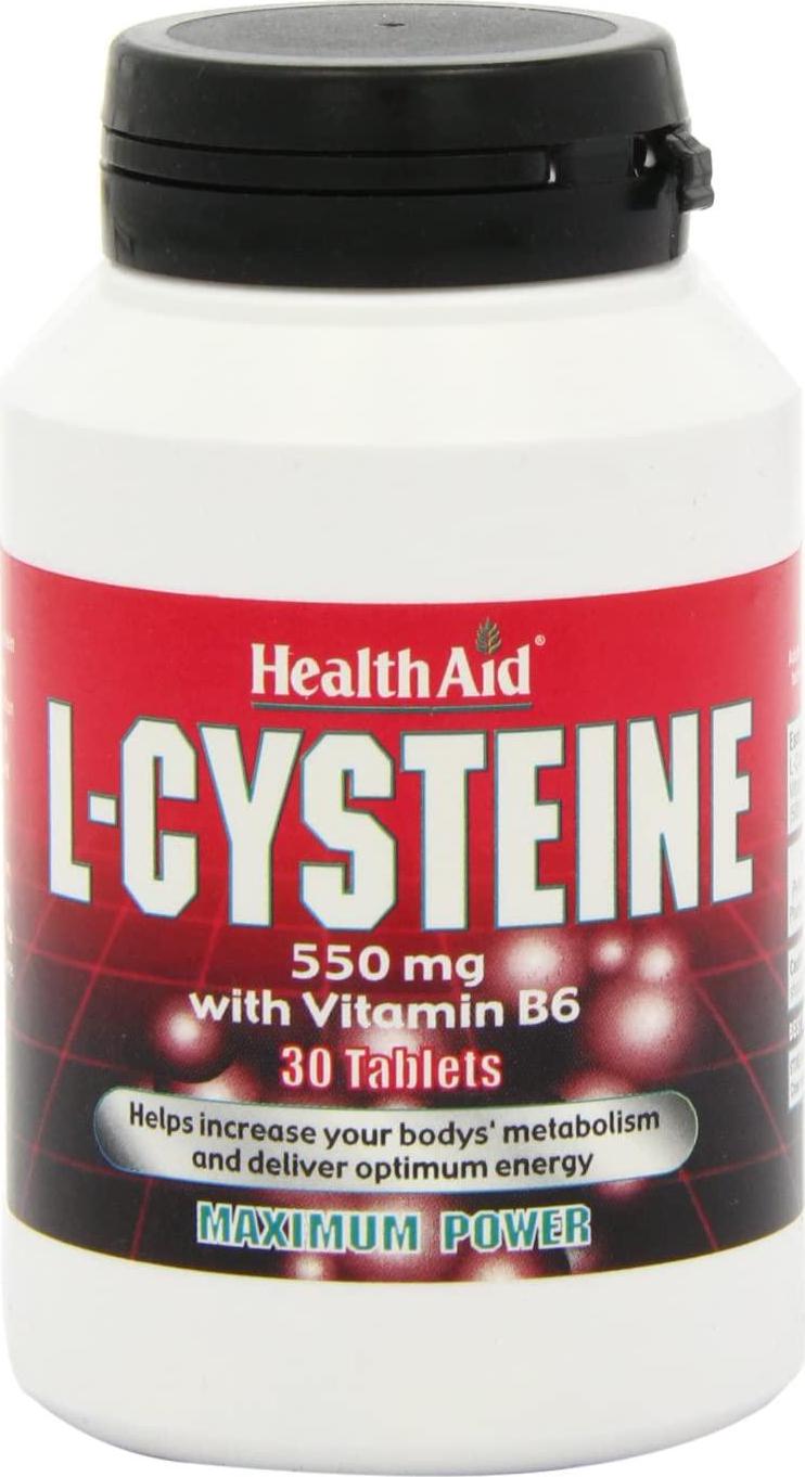 HealthAid L-Cysteine 550mg - 30 Tablets