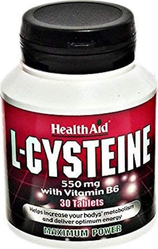 HealthAid L-Cysteine 550mg - 30 Tablets