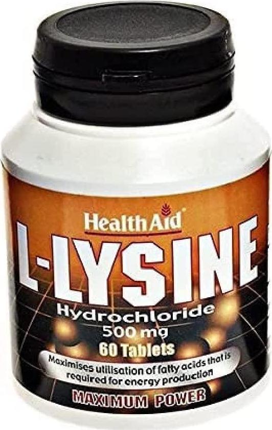 HealthAid L-Lysine HCI 500mg - 60 Tablets