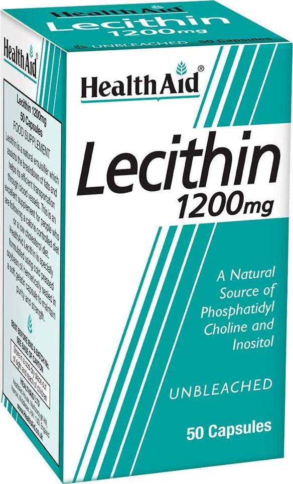 HealthAid Lecithin 1200mg - 50 Capsules