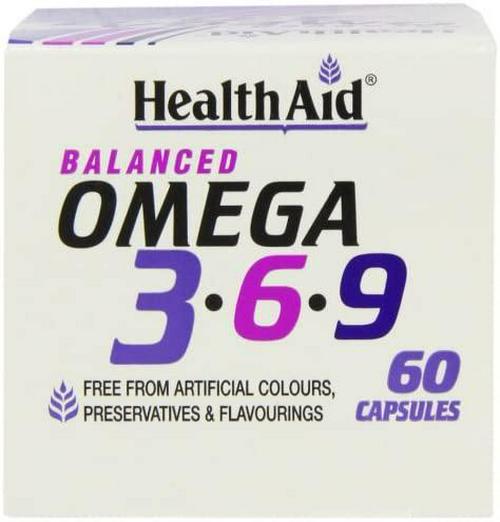 HealthAid Omega 3-6 - 9-60 Capsules