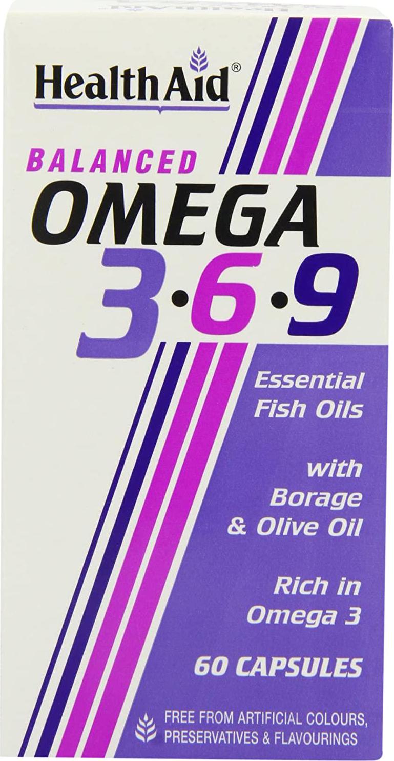 HealthAid Omega 3-6 - 9-60 Capsules