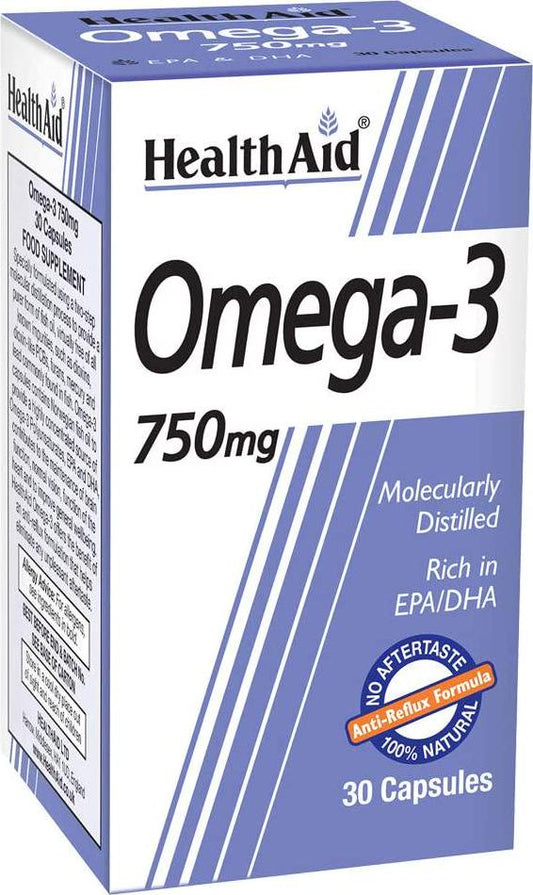 HealthAid Omega 3 750mg - 30 Capsules