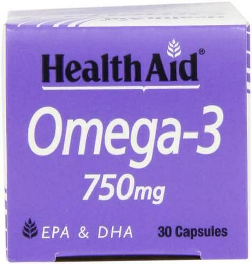 HealthAid Omega 3 750mg - 30 Capsules