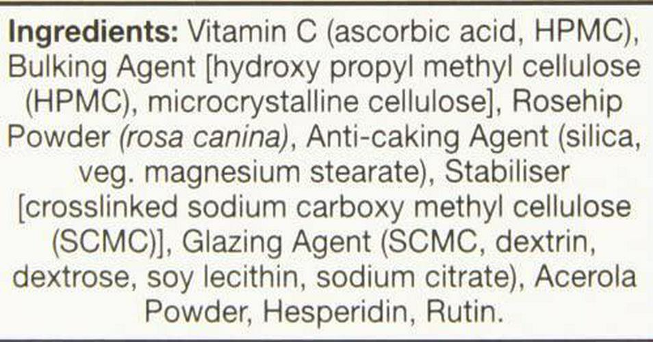 HealthAid Vitamin C 1000mg - Prolong Release - 30 Vegan Tablets