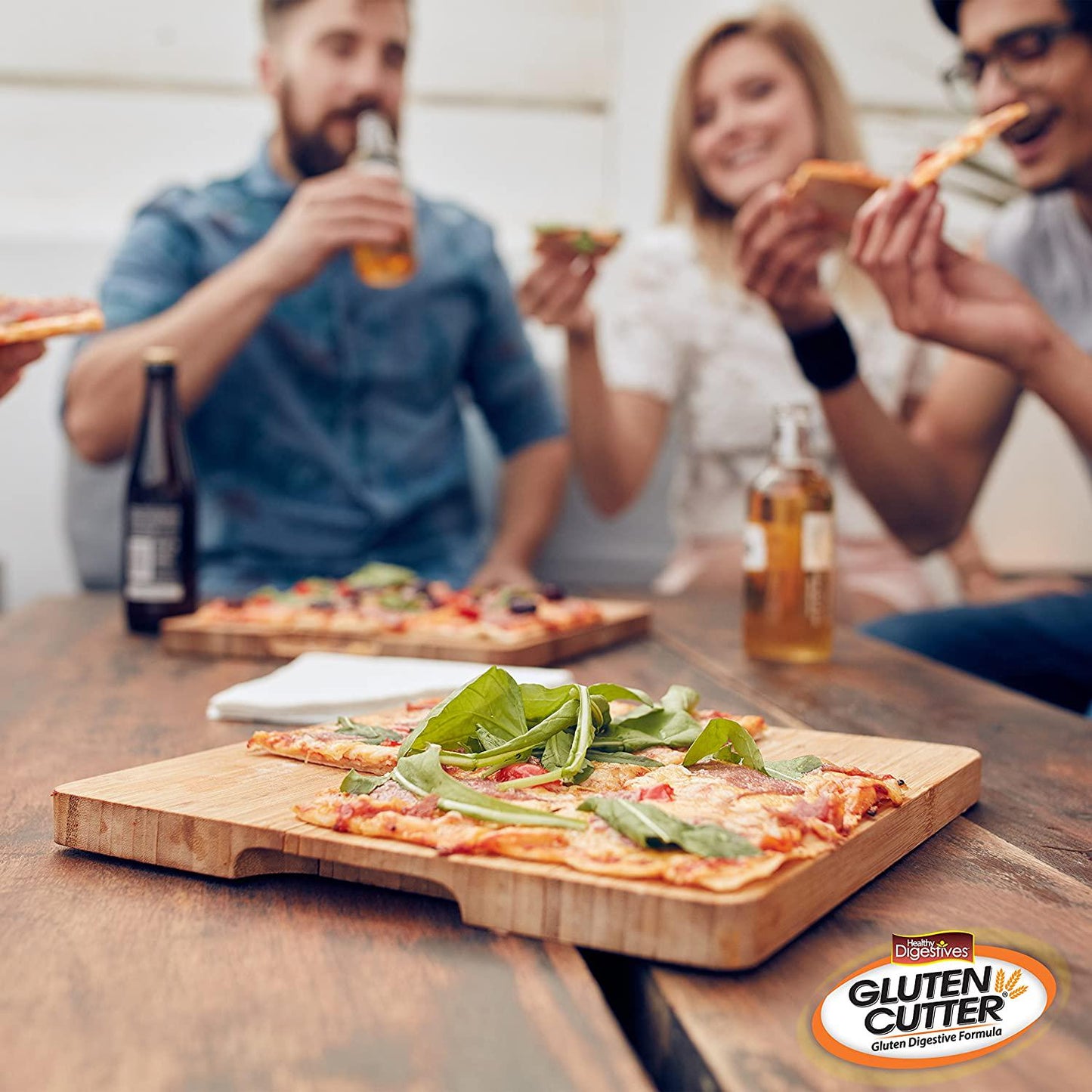 Healthy Digestives Gluten Cutter enzyme formula - Helps Improve your bodies Gluten digestion and assist in breaking down Wheat, Dairy and Other Grains - 30 Servings, Capsules