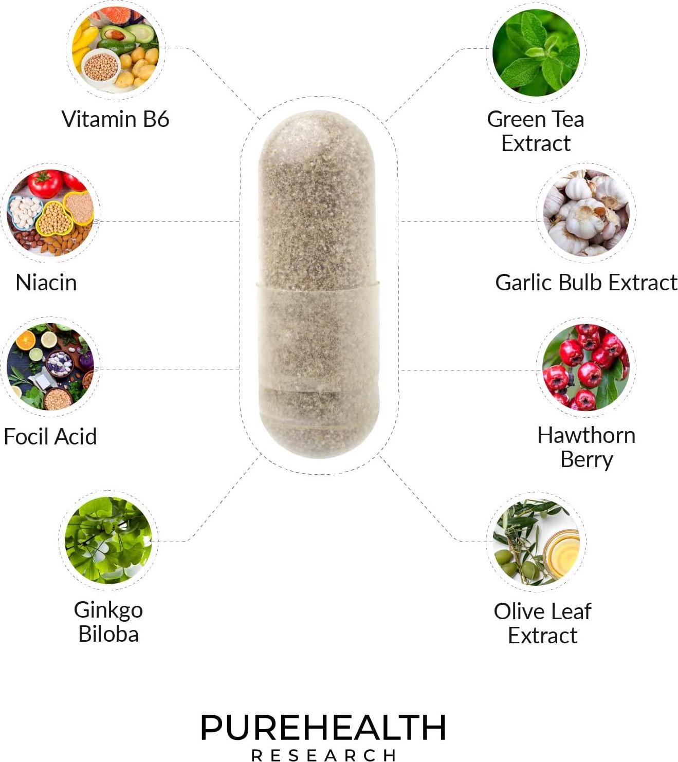Hearing Support by PureHealth Research Ð Supports Healthy Middle and Inner Ear Structures, Including Cilia, Nerves, Hormone Levels and Blood Supply, 6 Bottles