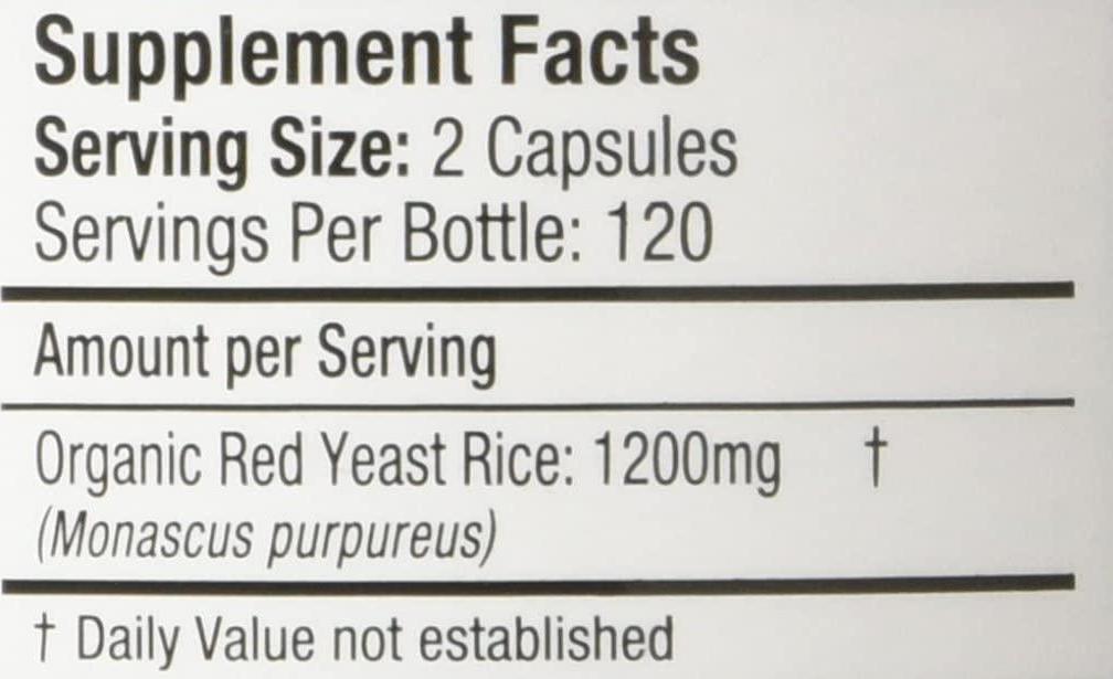 HeartShape Red Yeast Rice 240 Count