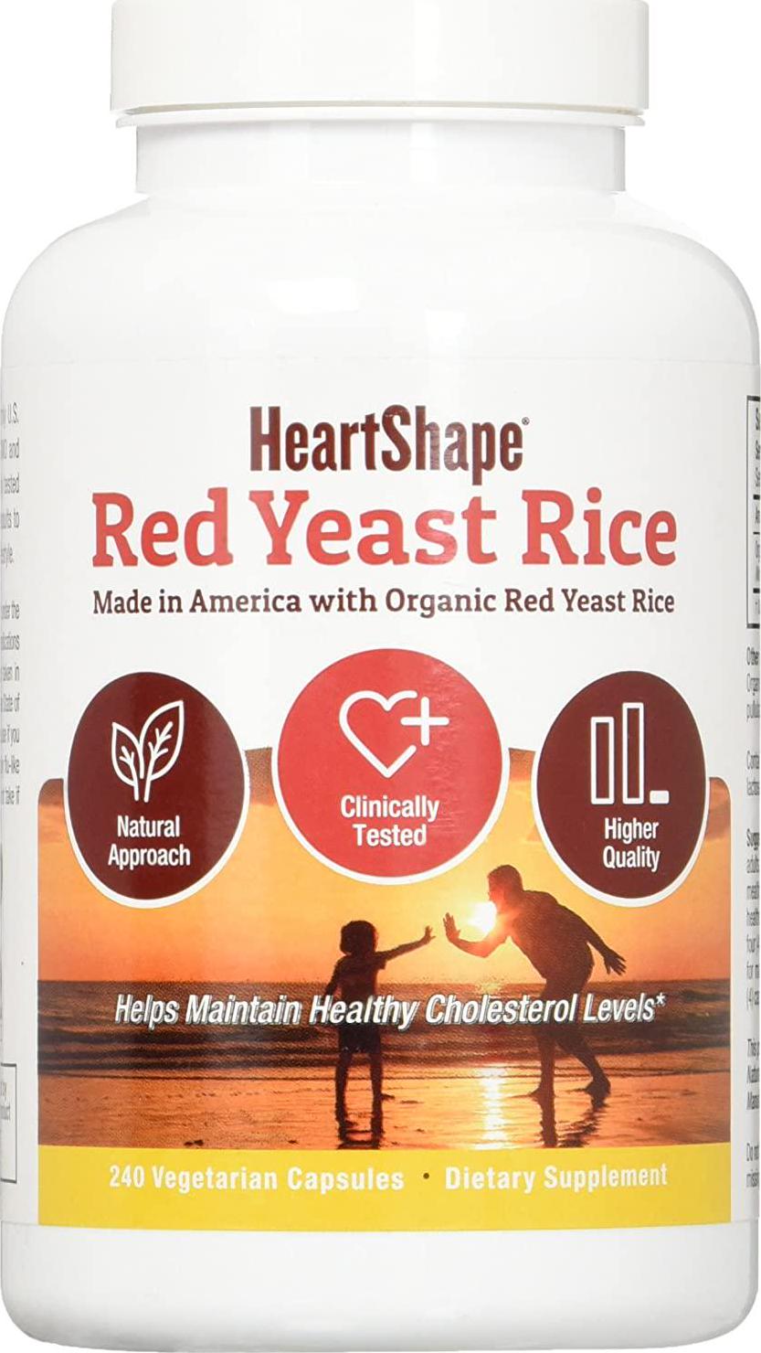 HeartShape Red Yeast Rice 240 Count