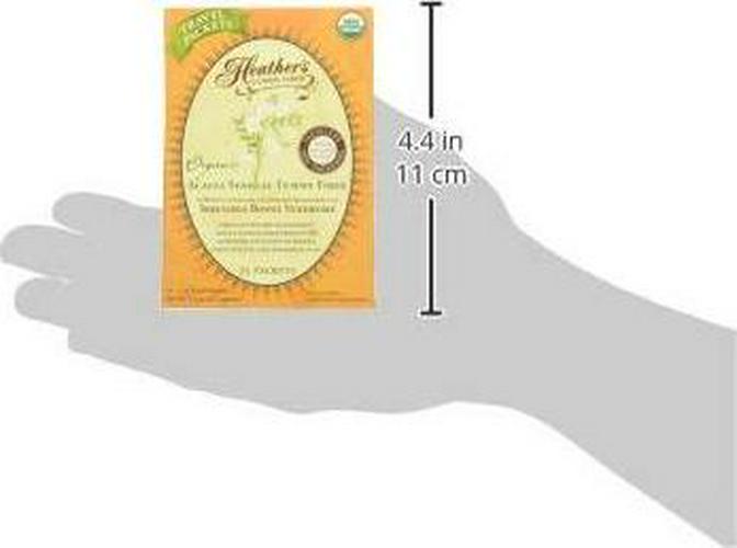 Heather's Tummy Fiber Organic Acacia Senegal Powder Travel Packets (3 Boxes) for IBS