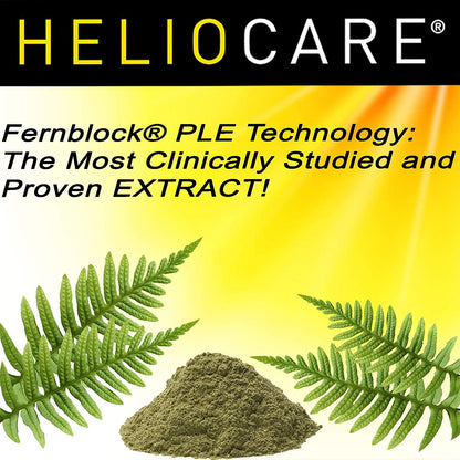 Heliocare Advanced Nicotinamide B3 Supplement: Niacinamide 250mg and Fernblock PLE Extract 120mg Per Capsule - Helps Support Skin Cell Health W/Antioxidant Rich Vitamin B3 Niacin - 120 Vegan Capsules