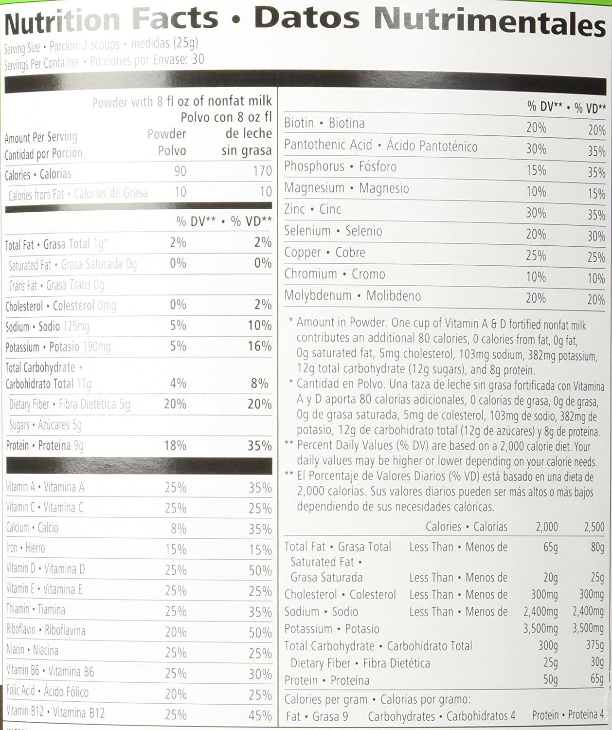Herbalife Formula 1 Nutritional Shake Mix, Cookies and Cream, 750g