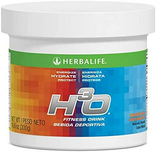 Herbalife H³O Fitness Drink: Orangeade Canister 10.6 Oz (300g), Carbohydrate blend for immediate energy, Energize, Hydrate, Protect, Naturally Flavored