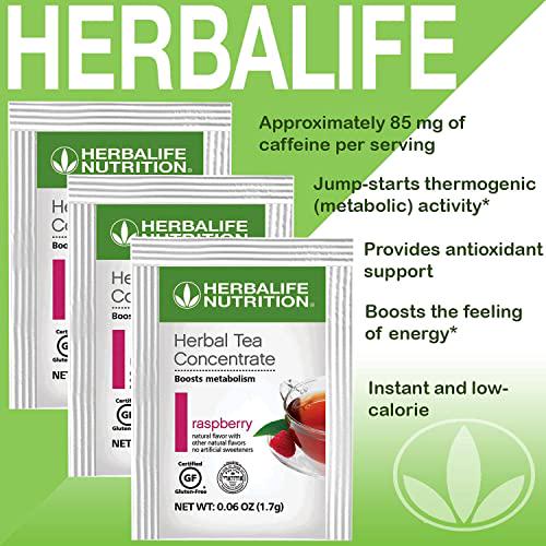 Herbalife Trial Pack: Formula 1+PDM On The Go Protein for Energy and Nutrition, Sustain Satisfy Hunger, Increases Alertness, Excellent Source of Fiber with Herbal Tea Concentrate, Pack 8