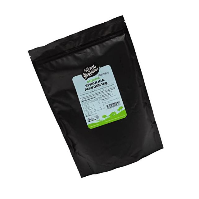 Honest to Goodness Organic Spirulina Powder, 1 Kilograms