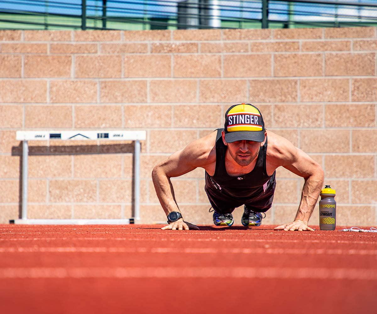 Honey Stinger Organic Energy Chews Variety Pack with Sticker 8 Count Chewy Gummy Energy Source for Any Activity - Pink Lemonade, Fruit Smoothie, Pomegranate Passionfruit and Cherry Blossom