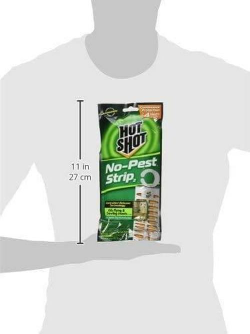 Hot Shot No-Pest Strip 2, Controlled Release Technology Kills Flying and Crawling Insects 2.29 Ounce